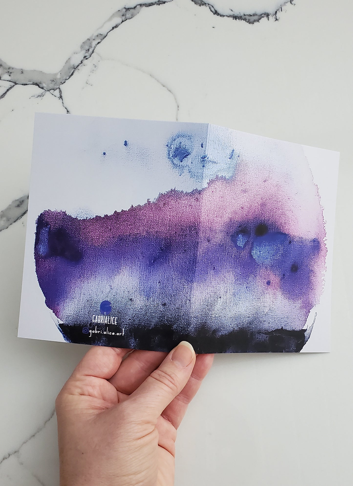Purple Planet Card
