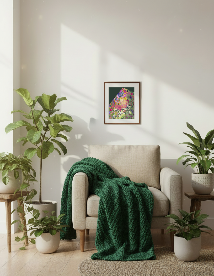 "Lost in the Garden" Signed Art Print