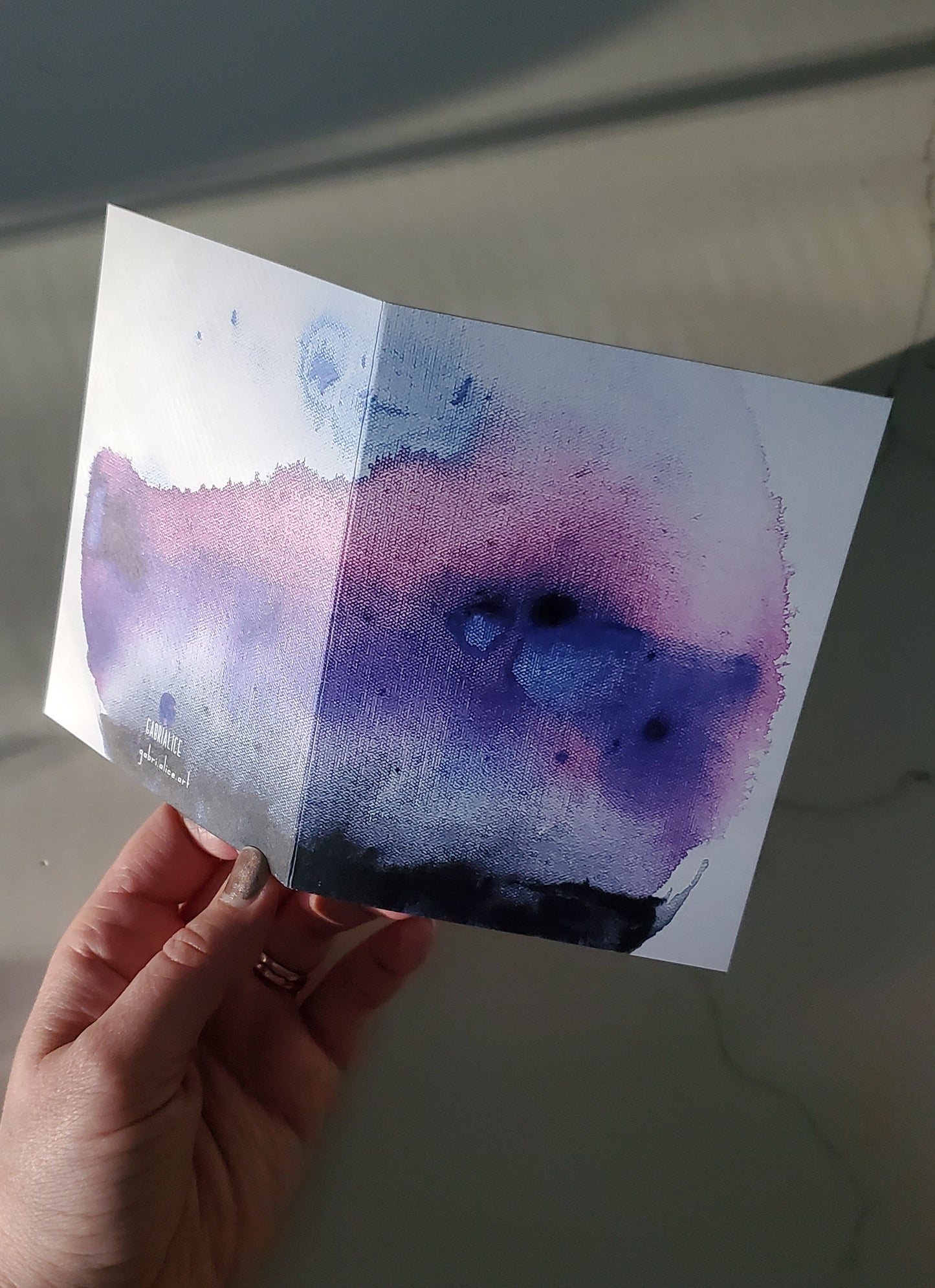 Purple Planet Card