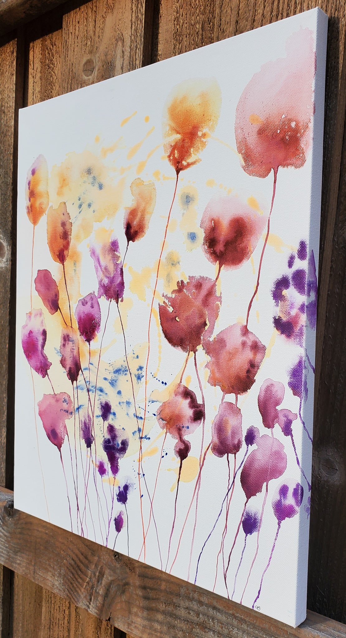 Maroon Fifteen Original, 17x21