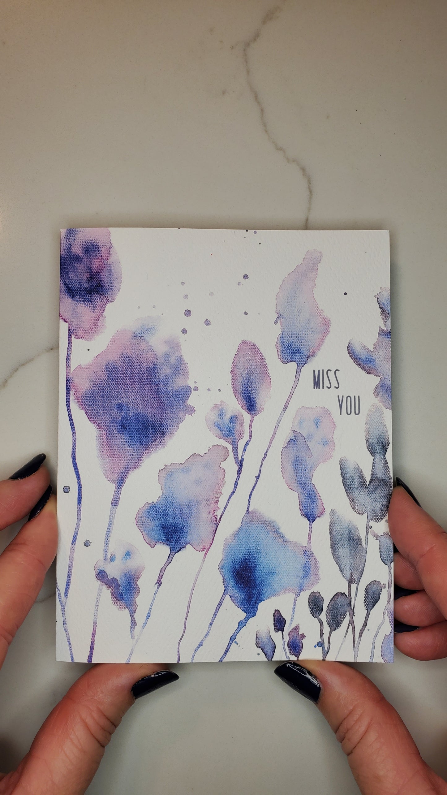 Miss You Card