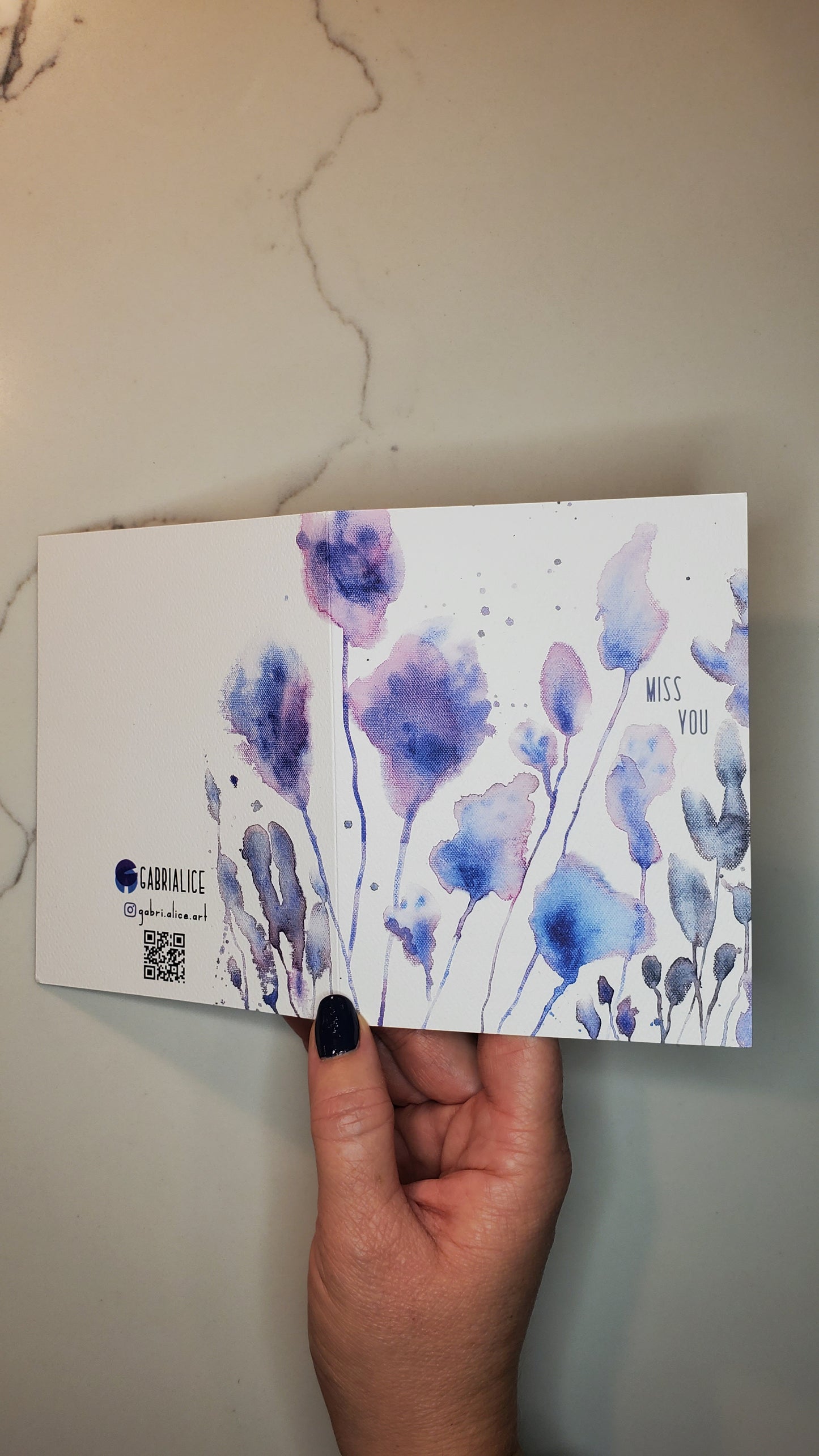 Miss You Card