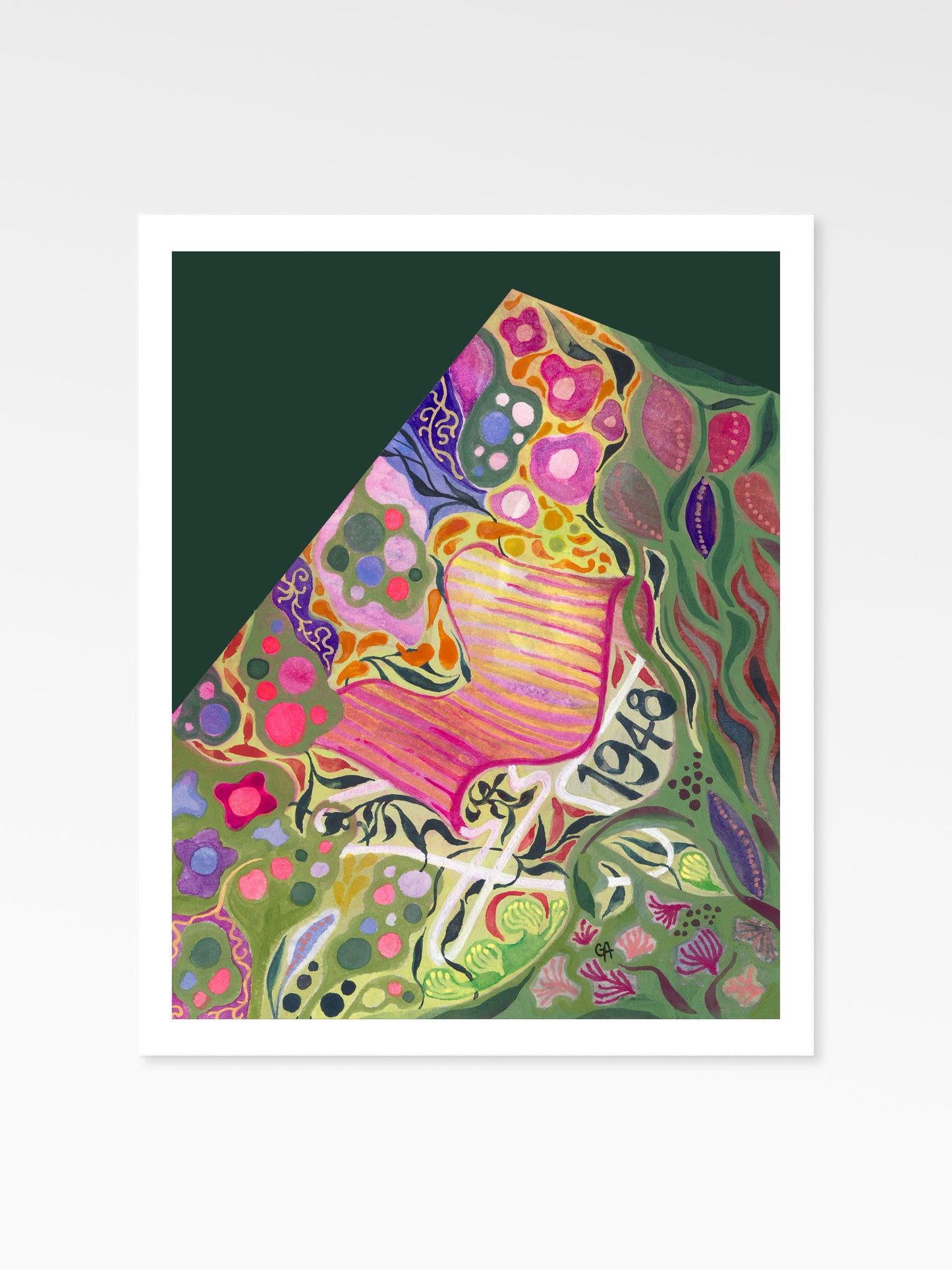 Lost In The Garden 8x10 Inch Signed Art Print