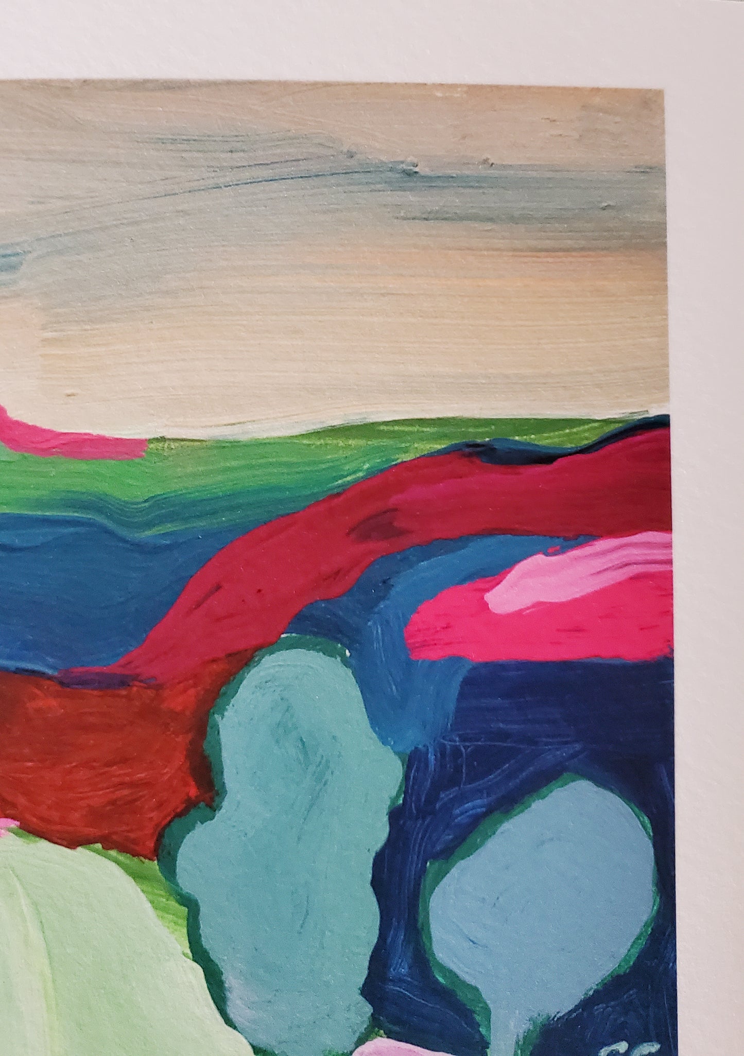 French Countryside Landscape Print