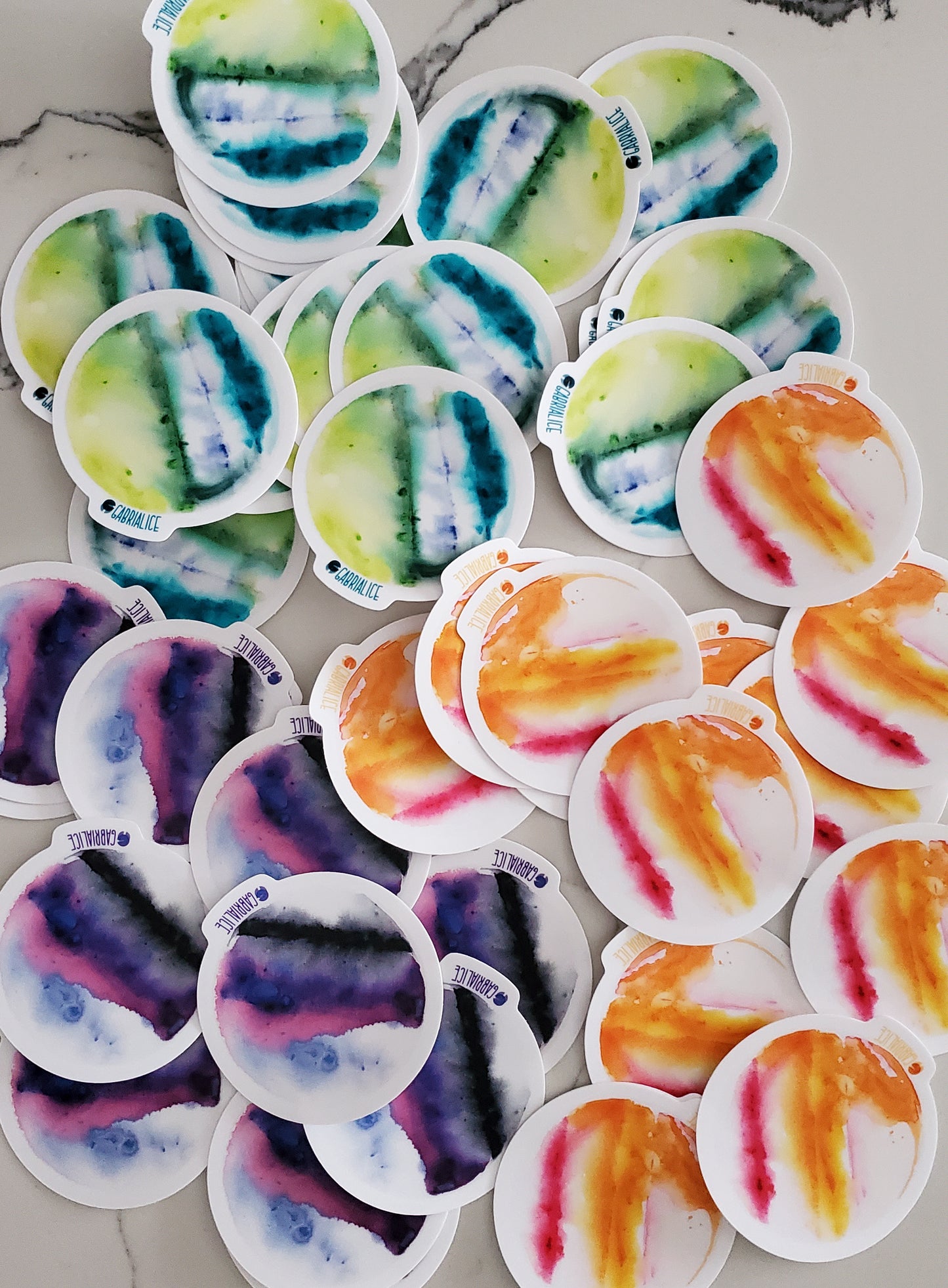 Purple Planet Sticker