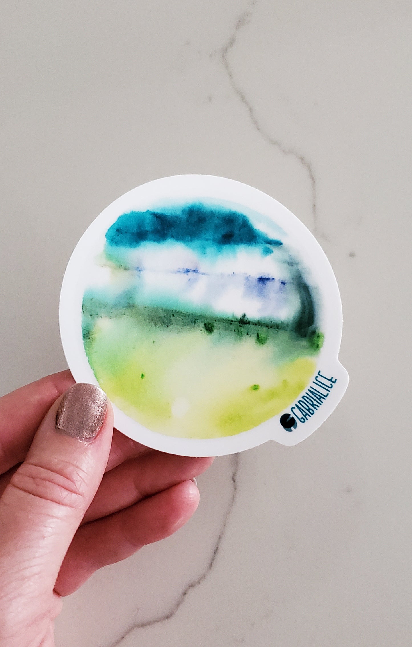 Green Planet Sticker