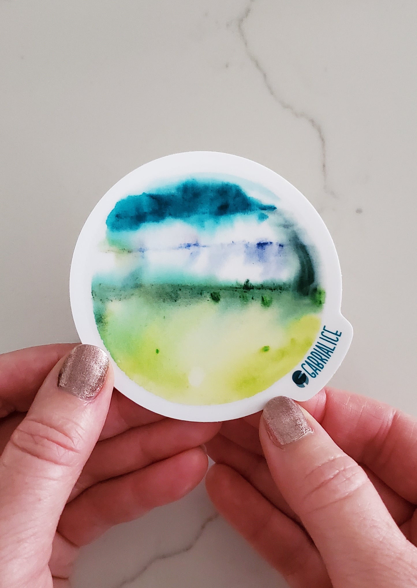 Green Planet Sticker