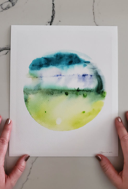 Green Planet Art Print