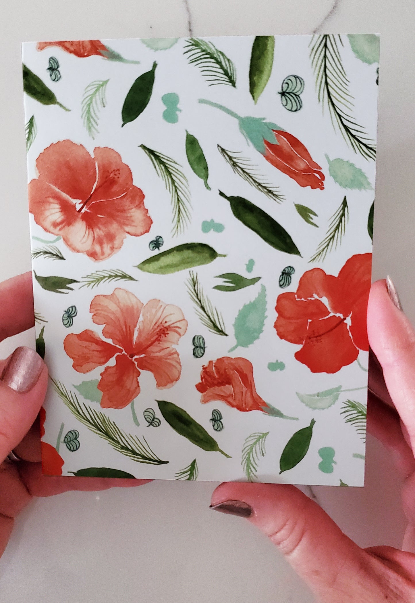 Hibiscus Card