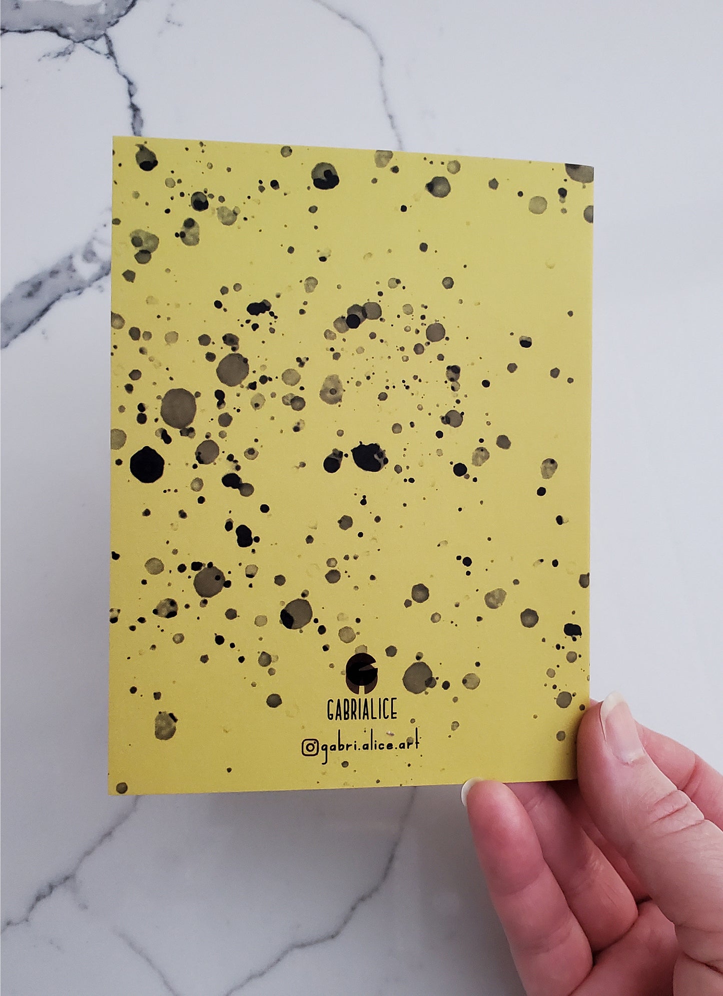 Yellow Floral Card