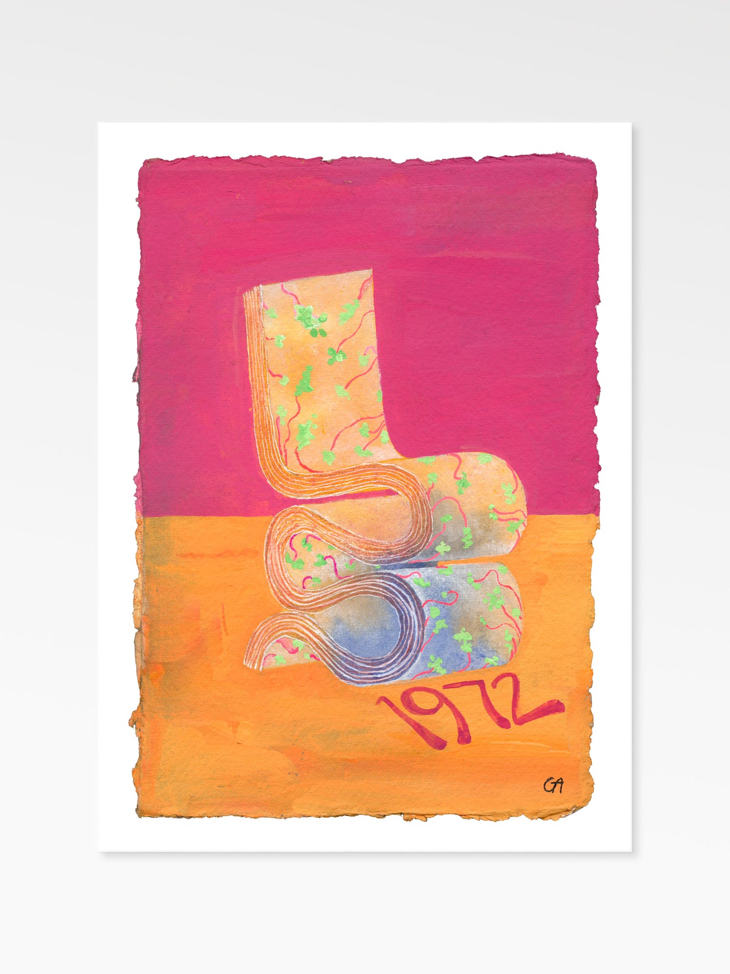 In The Folds Of My Mind 8x10 Inch Signed Art Print