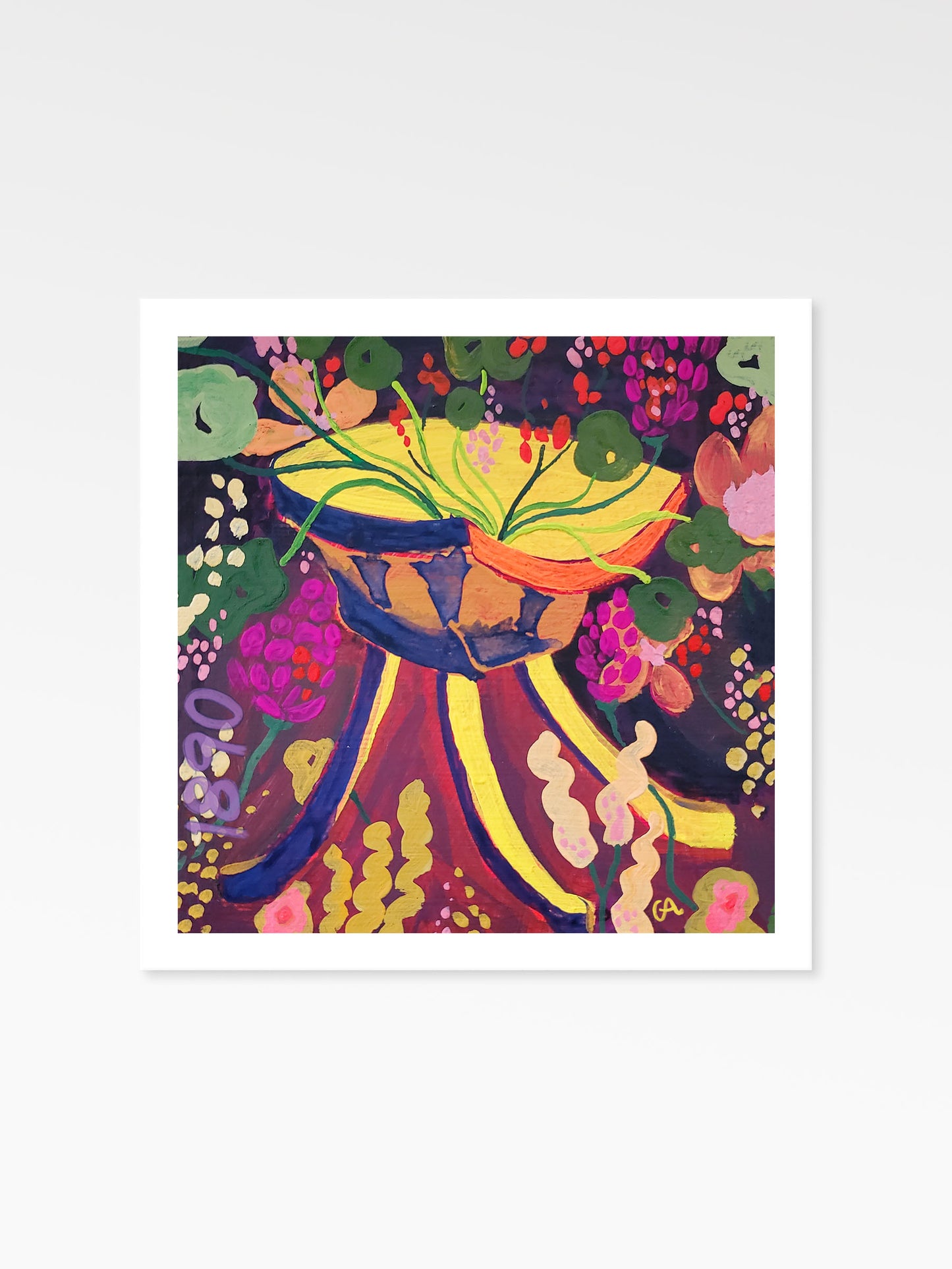 Fancy Farm 5x5 Inch Signed Art Print