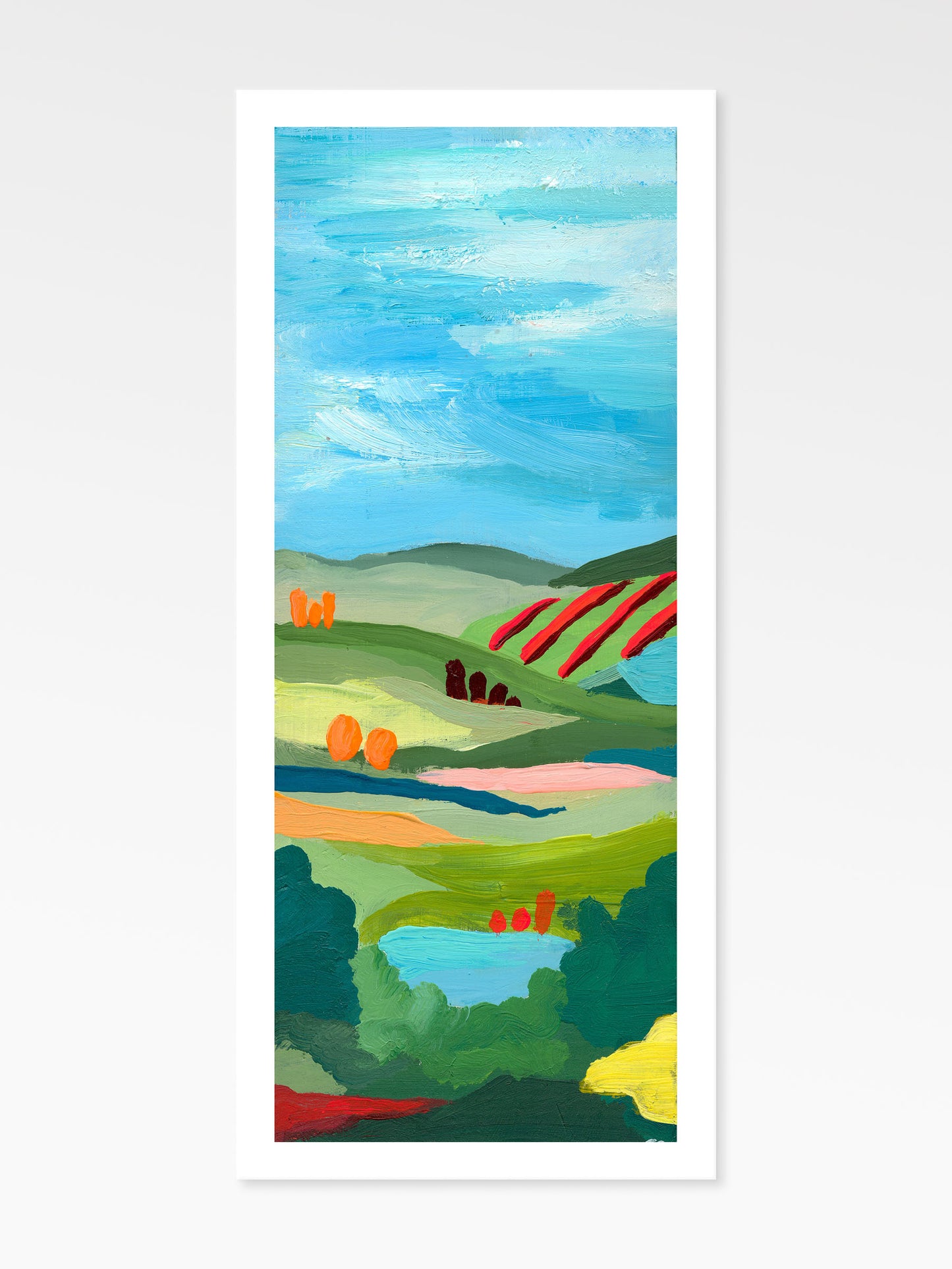 French Countryside Vertical Art Print