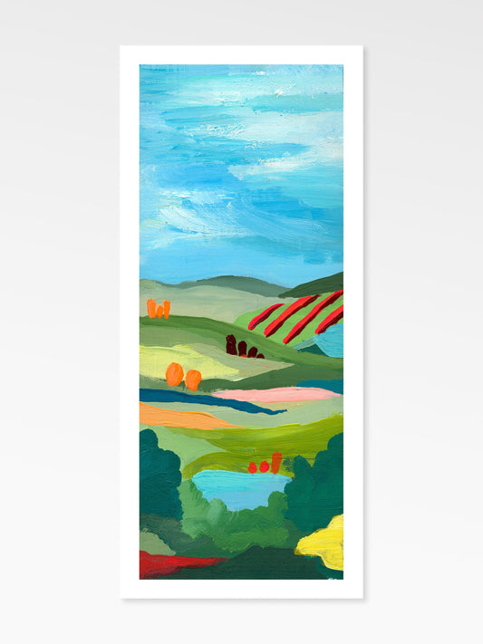 French Countryside Vertical Art Print
