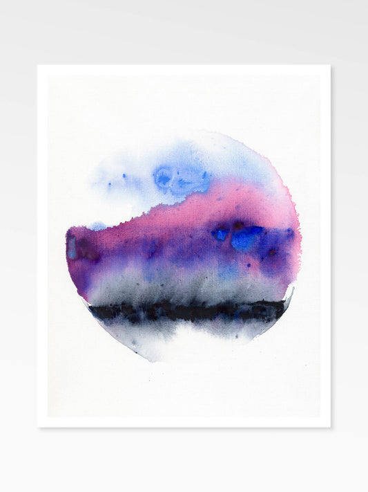 Purple Planet Art Print