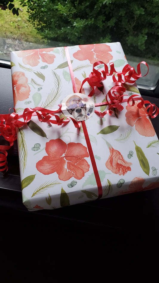 Hibiscus Wrapping Paper