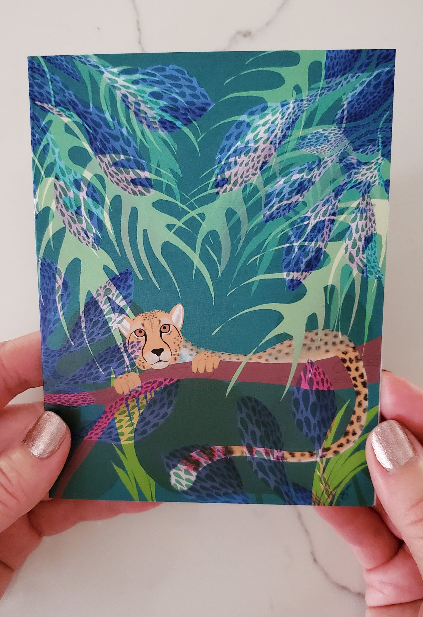 Cheetah Jungle Card