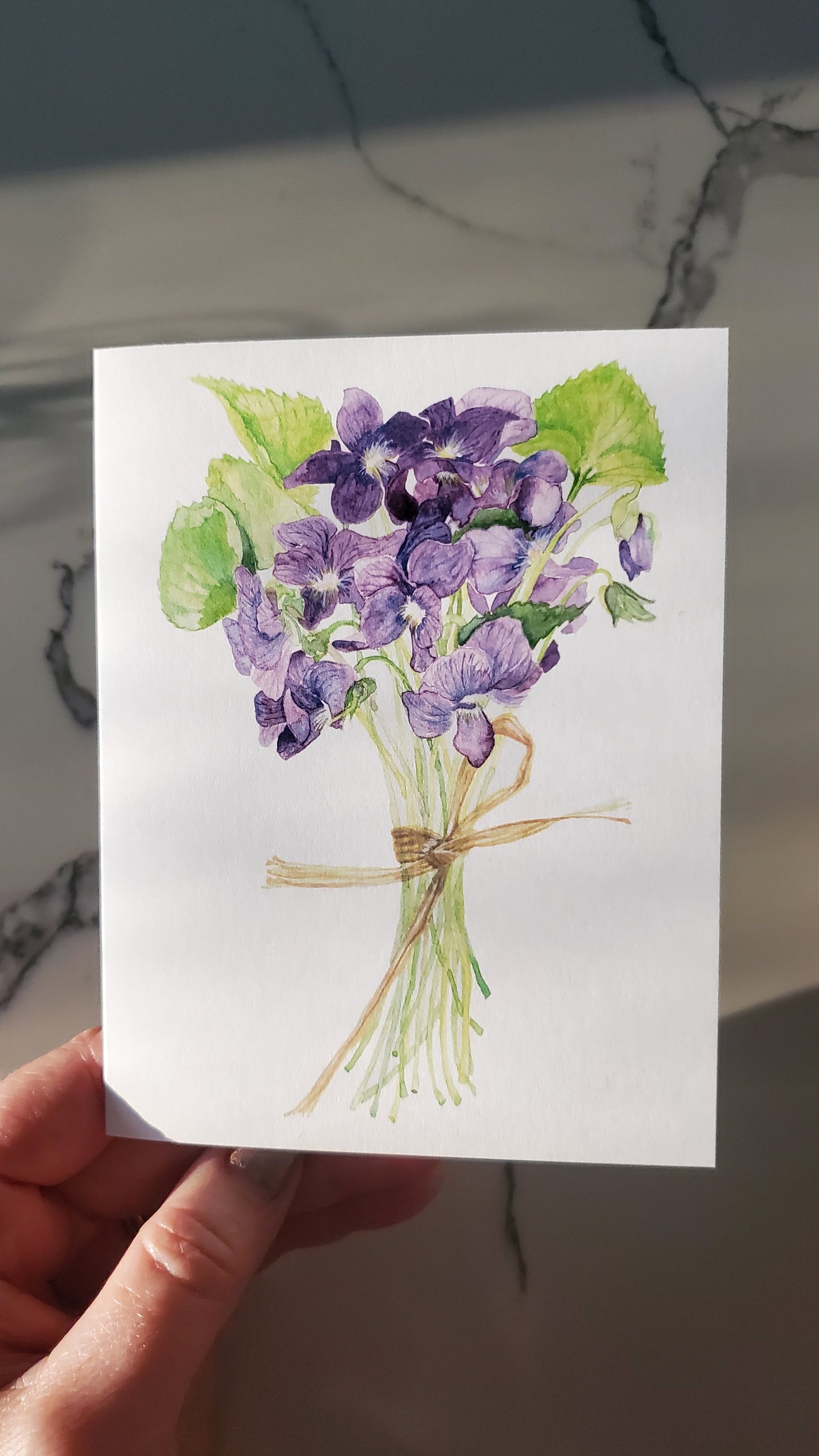 Violets Card