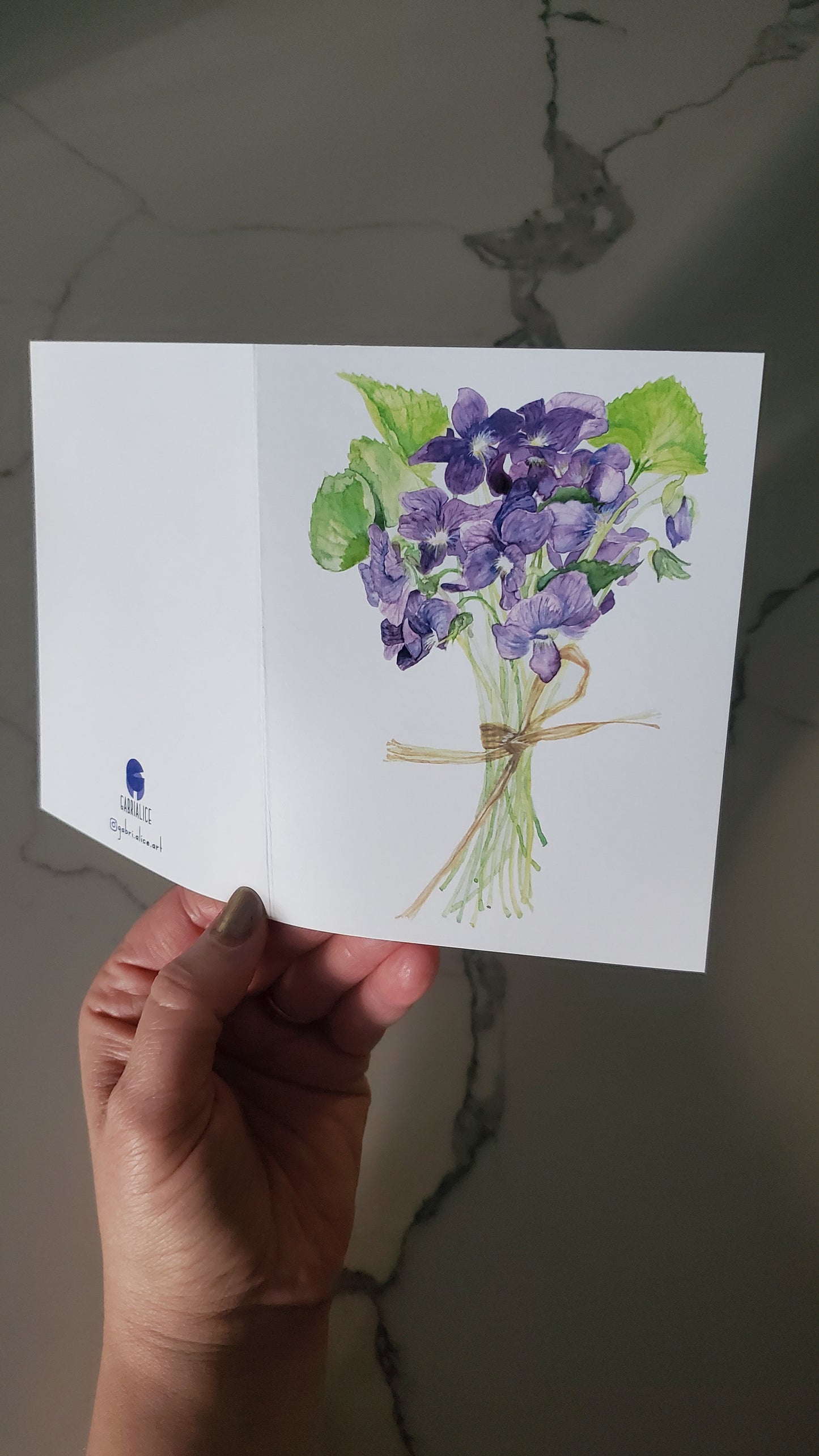 Violets Card